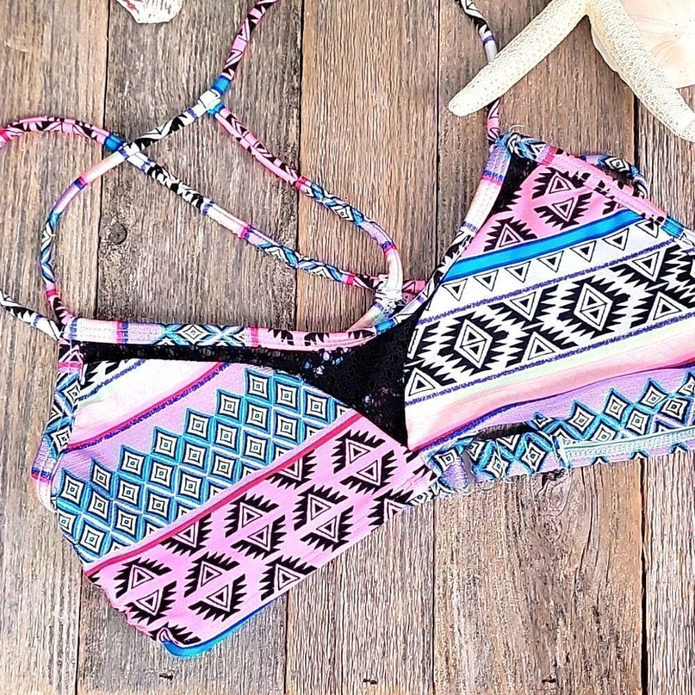 OP bikini top separates - Pink & Blue Womens Size S